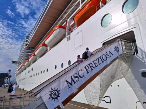 web check-in MSC Cruzeiros