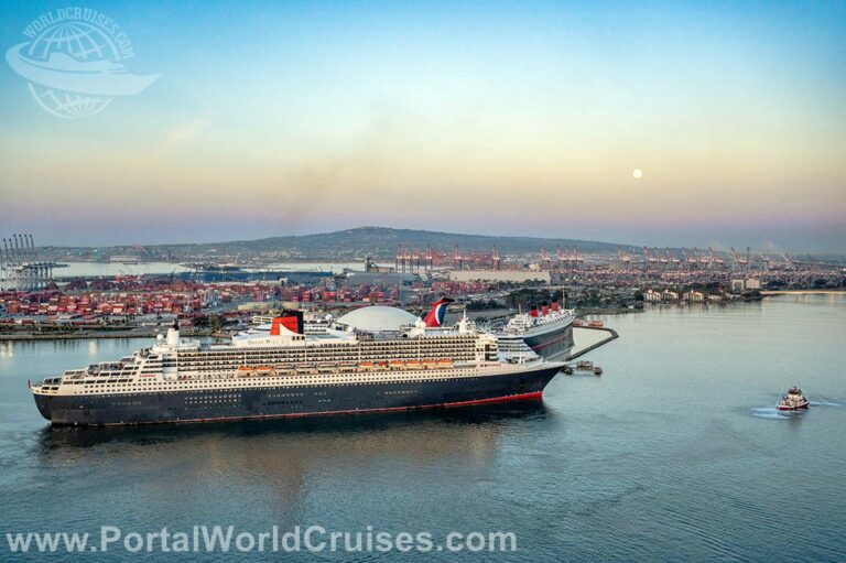 encontro Queen Mary e Queen Mary 2