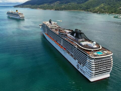 escalas cruzeiros Ilhabela