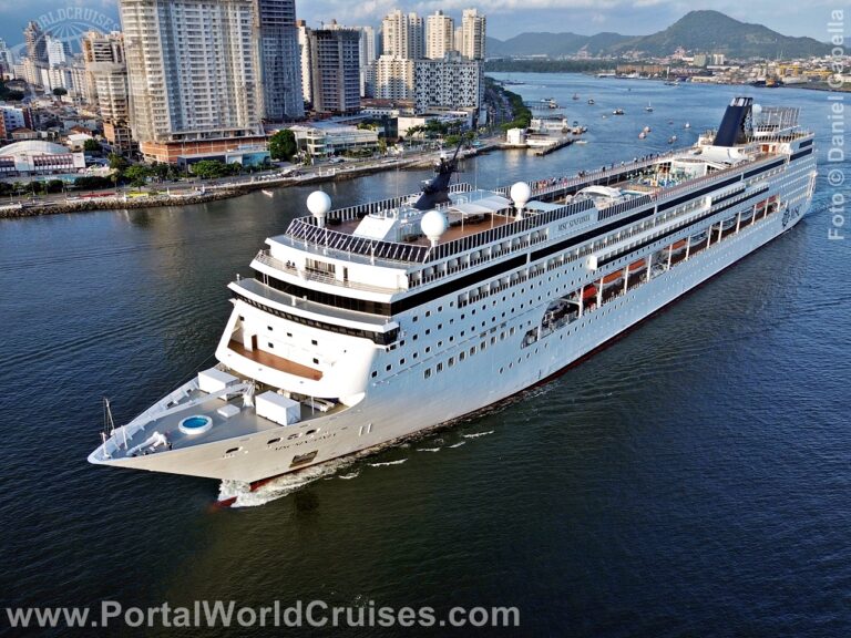 MSC Sinfonia encerra temporada