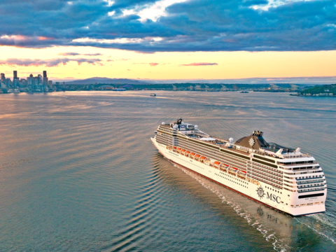 MSC Cruzeiros inicia temporada inaugural no Alaska com navio revitalizado
