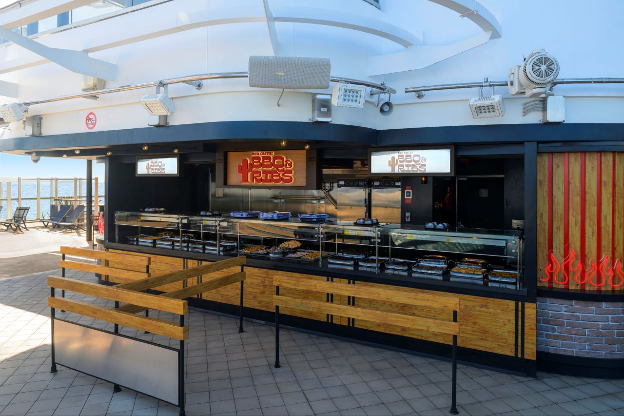 MSC Seashore novos restaurantes