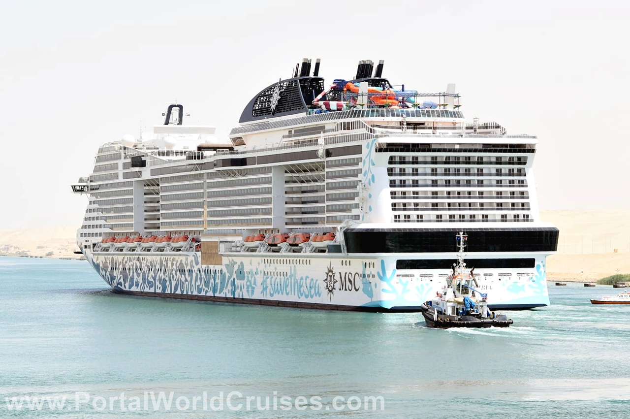 MSC Euribia Canal de Suez