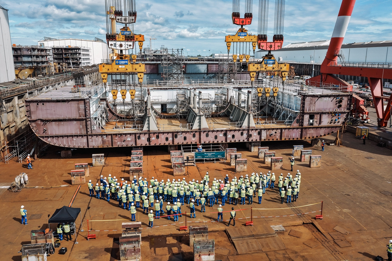 construção maiores navios do mundo