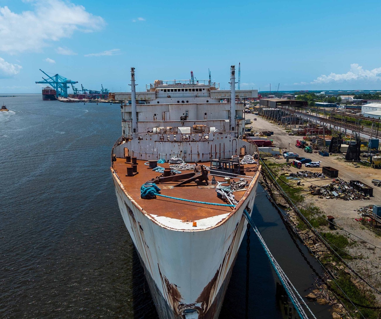 Construído em 1952, o SS United States mantém até hoje o recorde de velocidade na travessia do Atlântico Norte