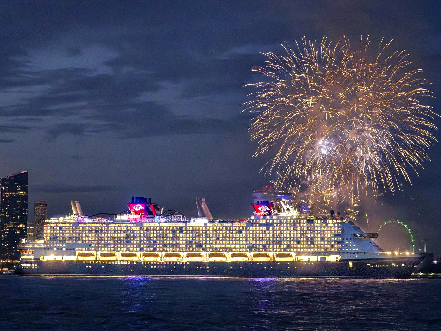 Disney Adventure, da Disney Cruise Line, décimo segundo maior navio de cruzeiro do mundo em 2026
