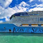 Icon of the Seas, da Royal Caribbean International, um dos três maiores navios de cruzeiro do mundo em 2026
