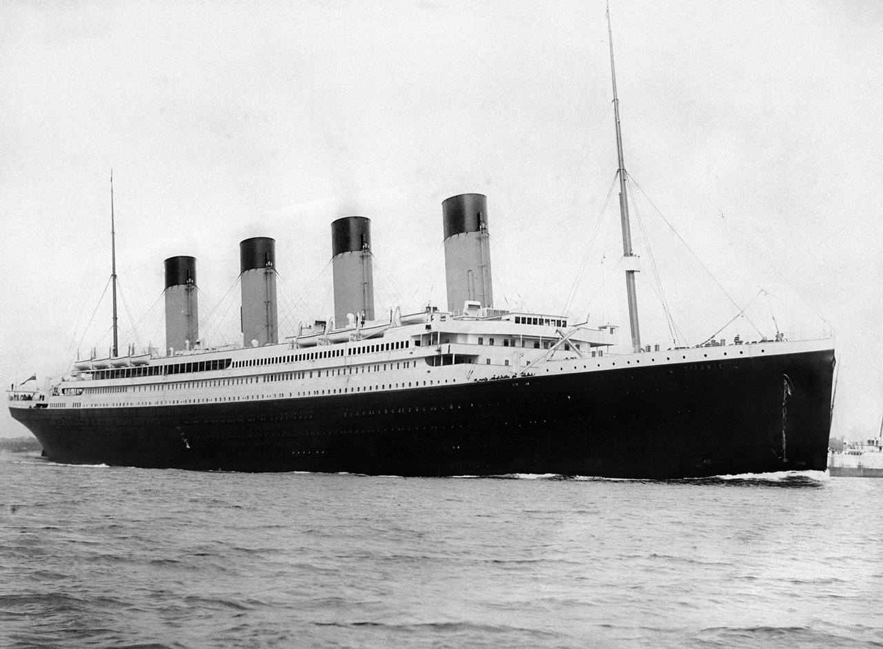 Titanic tinha cerca de 50 mil toneladas brutas