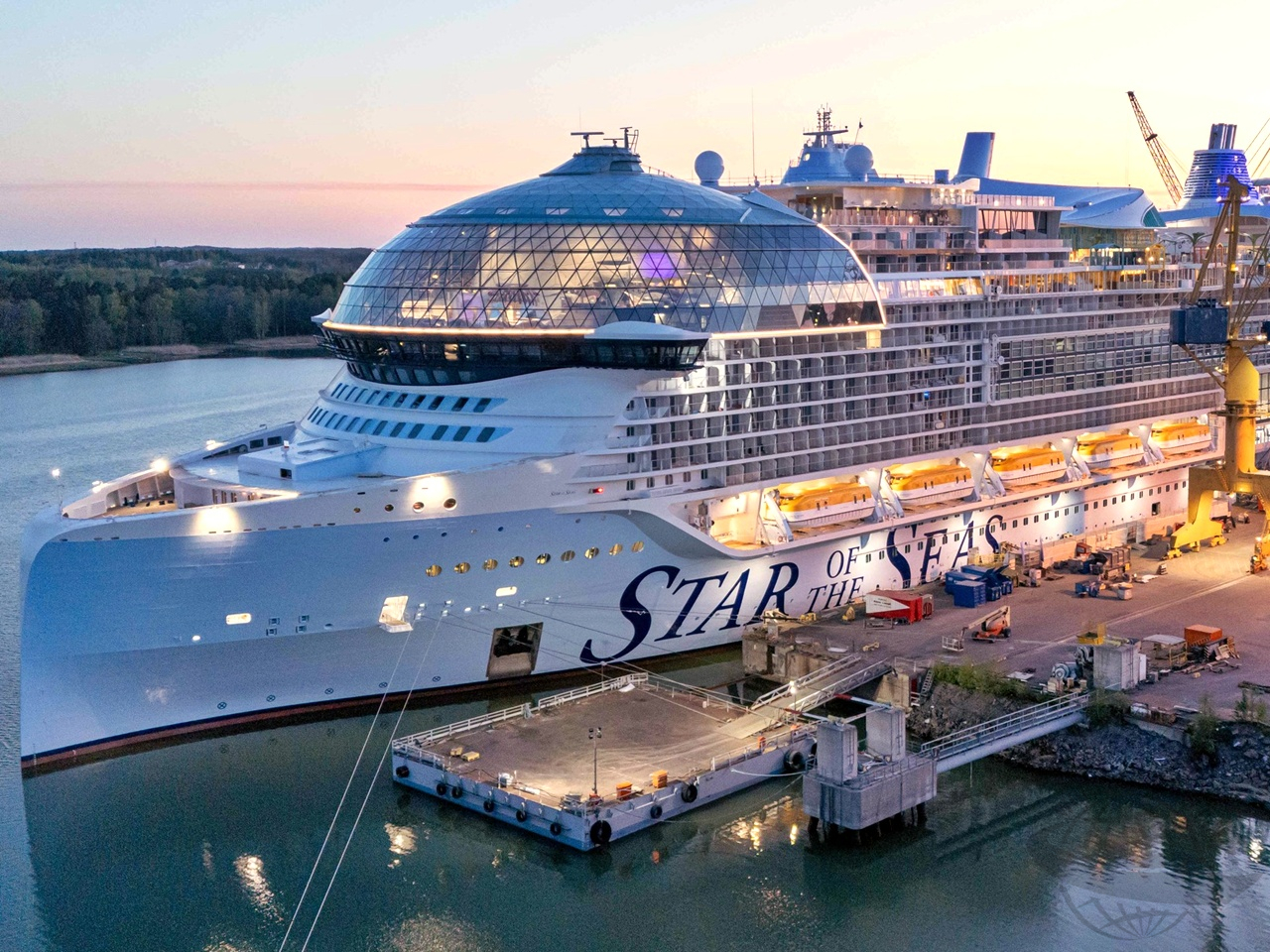 Star of the Seas, da Royal Caribbean International, um dos maiores navios de cruzeiro do mundo em 2026