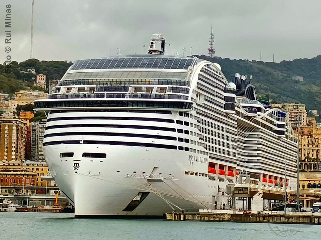 MSC World Europa, da MSC Cruzeiros, décimo primeiro maior navio de cruzeiro do mundo em 2026