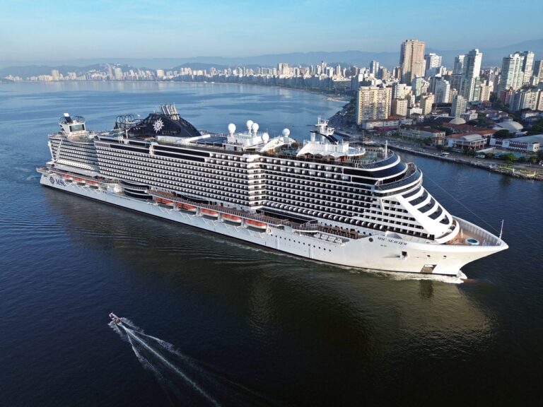 Temporada de cruzeiros em Santos terá o MSC Seaview