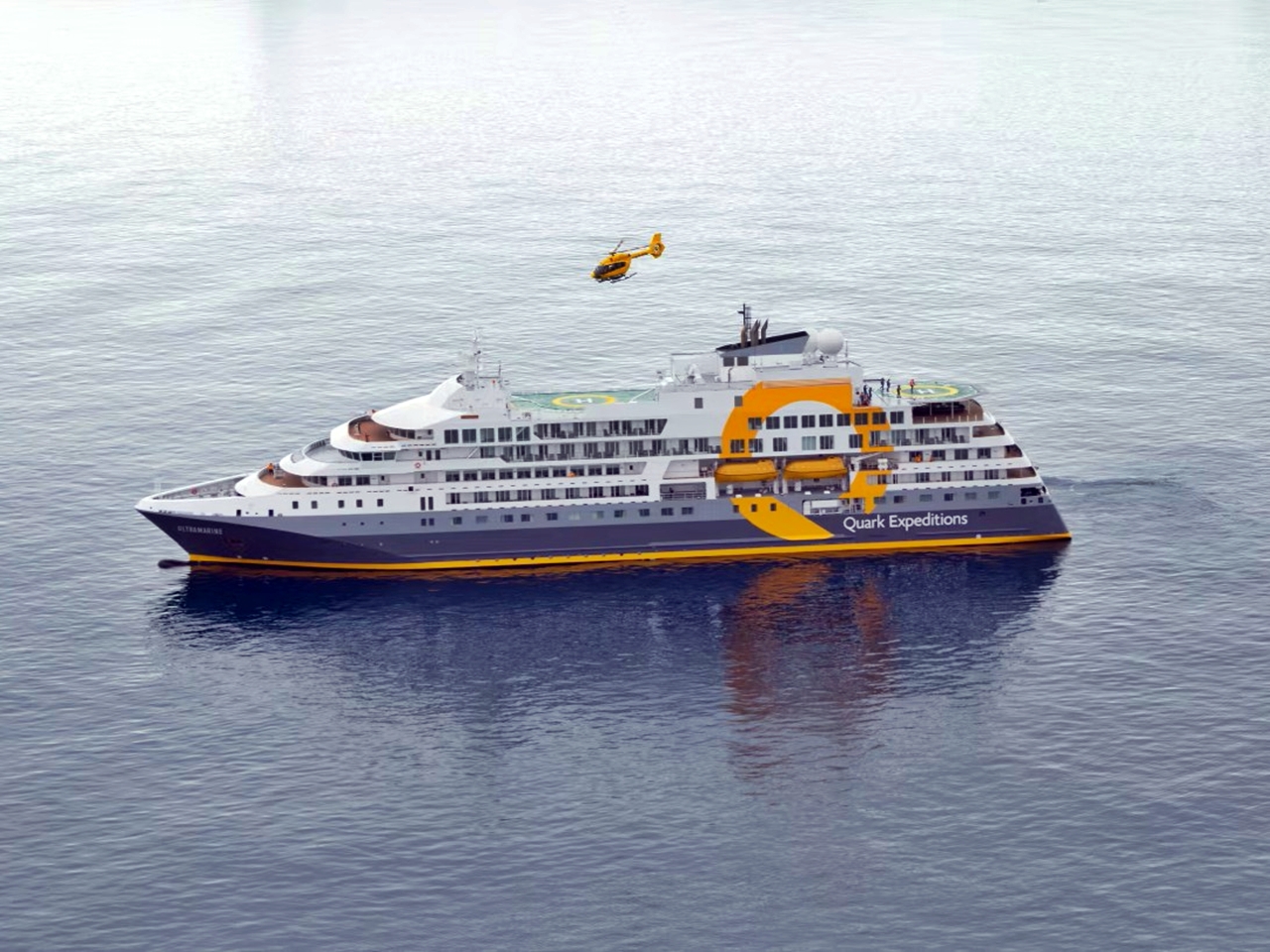 Ultramarine da Quark Expeditions em navegação